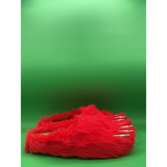 Bravest Studios Bear Claw Mules Red Size 12 Brand New In Box - Picture 1 of 5